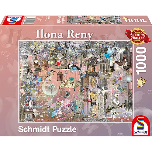 Schmidt Puzzle Ilona Reny Schnheit in Ros (1000Teile)