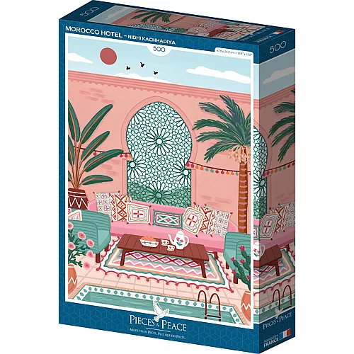 Pieces & Peace Puzzle Kachhadiya Nidhi Morocco hotel - 500 Teile