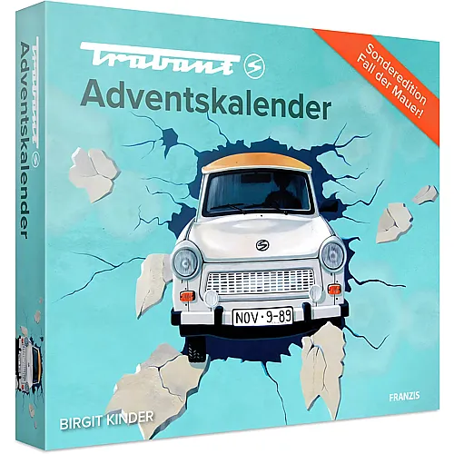 Franzis Modellfahrzeug Adventskalender Trabant Sonderedition Fall der Mauer
