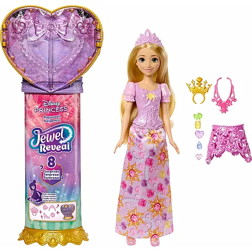 Modepuppe Rapunzel mit 8 �berraschungen