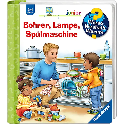 Ravensburger Wieso? Weshalb? Warum? junior Bohrer, Lampe, Sp�lmaschine 76