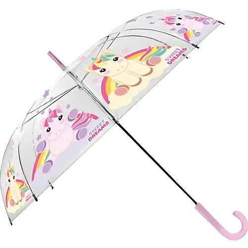 Kids Licensing Einhorn Regenschirm aus Polyester (50cm)