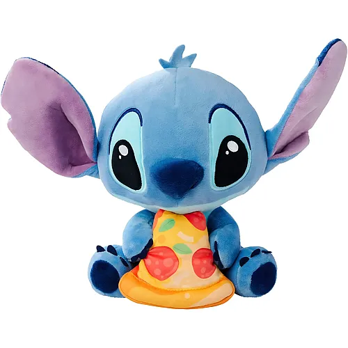 Stitch mit Pizza
