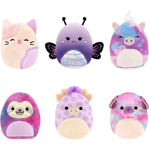 Squishmallows Squishville 6-Pack Lila Squad - 5 cm