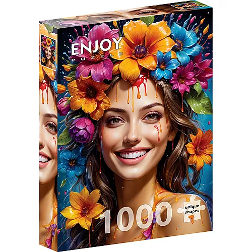 Enjoy Puzzle Flower Girl - 1000 Teile