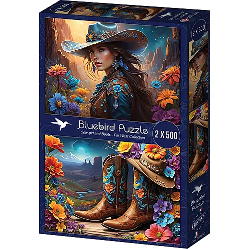 Cowgirl and Boots 500Teile