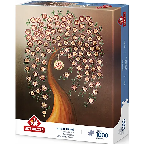 Art Puzzle Allah'in 99 Ismi (Esma-�l H�sna) (1000Teile)