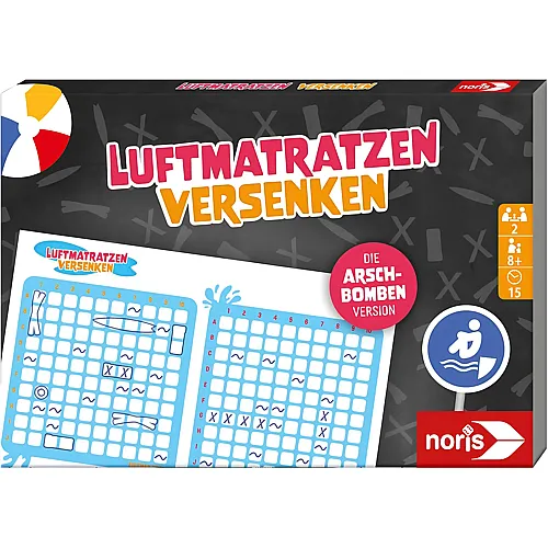 Luftmatrazen versenken Spielblock