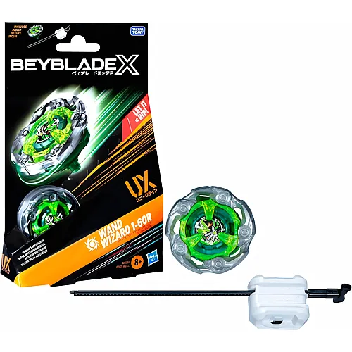 Beyblade X Starter Pack Green Wand Wizard 1-60R