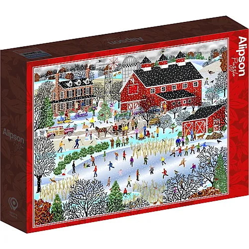 Alipson Puzzle Duck Pond in Winter - 500 Teile