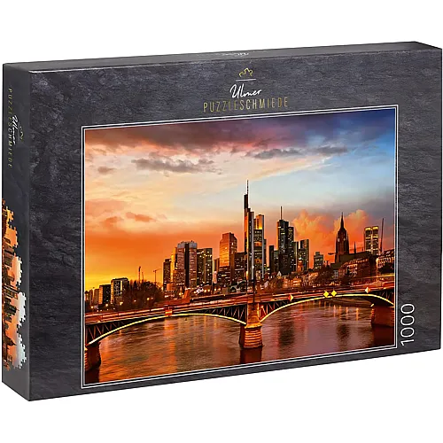 Frankfurt Skyline im Sonnenuntergang - 1000 Teile