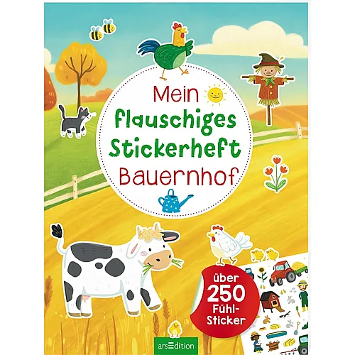 Mein flauschiges Stickerheft  Bauernhof