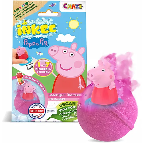 Craze Inkee �berraschungs-Badekugel Peppa Pig