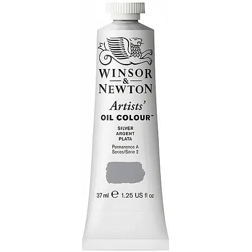 Colore ad olio argento - 37 ml