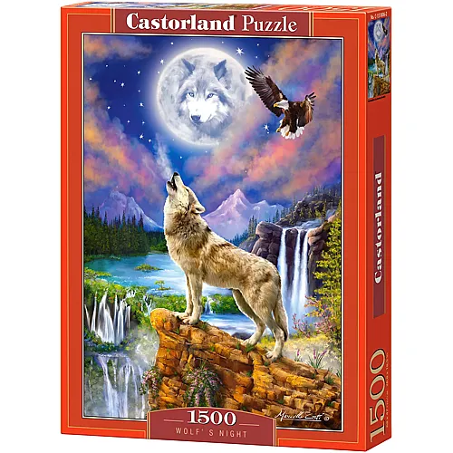 Castorland Puzzle Wolf's Night (1500Teile)