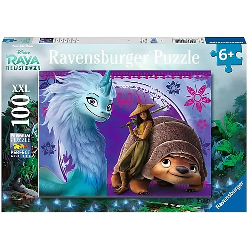 Ravensburger Puzzle Disney Princess Die fantastische Welt von Raya (100XXL)