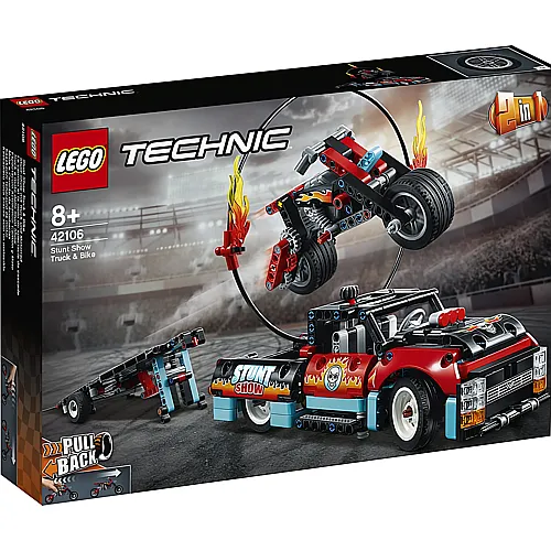 LEGO Technic Stunt-Show mit Truck und Motorrad (42106)
