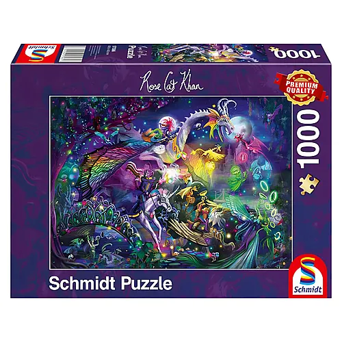 Schmidt Puzzle Rose Cat Khan Sommernachtszirkus (1000Teile)