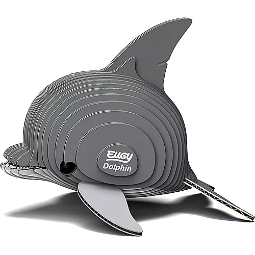Eugy 3D Karton Figuren Delfin