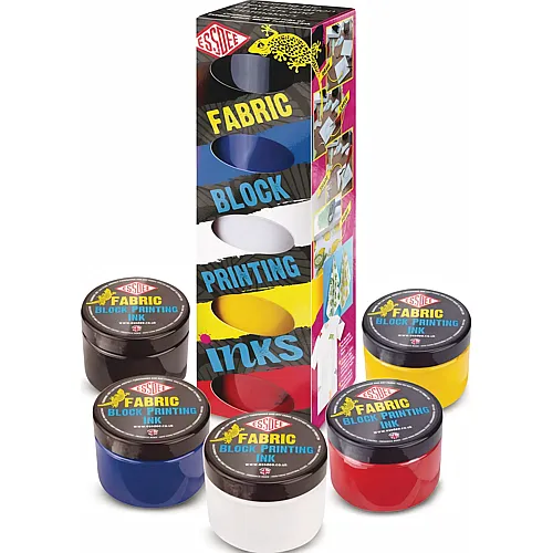 Essdee Textil-druckfarbe Set 5 Dosen 150ml