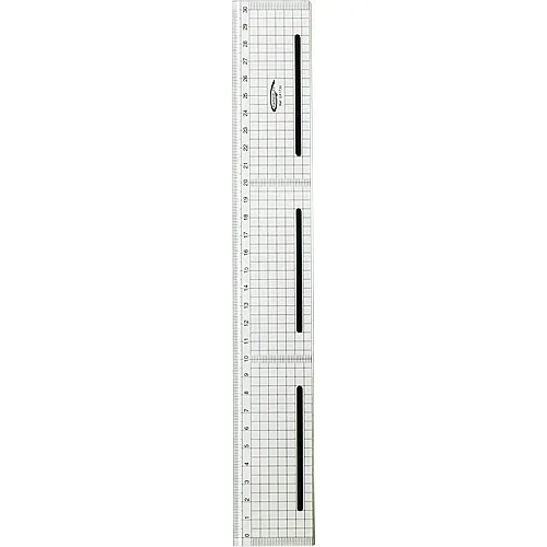OZ International Regle DE Coupe Bord Acier Antiglisse Quadrillee 30cm