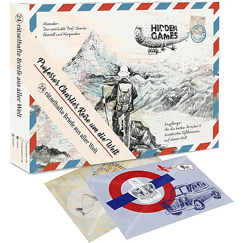 Hidden Games Rtsel-Adventskalender - Professor Charlies Reise um die Welt