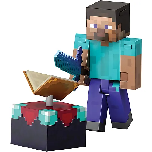 Diamond Level Steve-Actionfigur 14cm