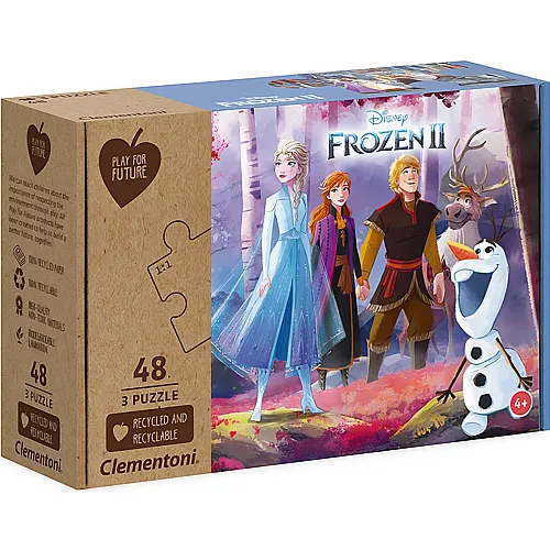 Clementoni Puzzle Play for Future Disney Frozen 2 (3x48)
