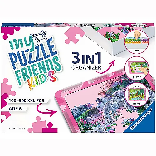 Ravensburger 3in1 Puzzle-Organizer Pink (100-300XXL)