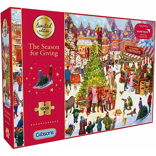 Gibsons Puzzle The Season for Giving - 1000 Teile