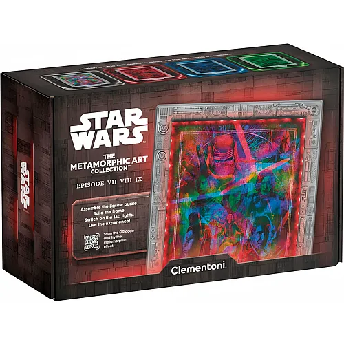 Star Wars Episode VII VIII IX mit LED Leuchtrahmen - 520 Teile