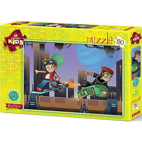 Art Puzzle Kids Die Skater Jungs - 50 Teile