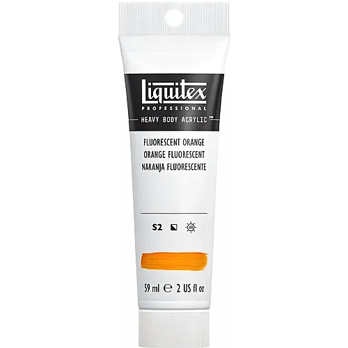 Liquitex Lqx Prof. Heavy Body Acrylfarbe 59ml Tube Fluo Orange