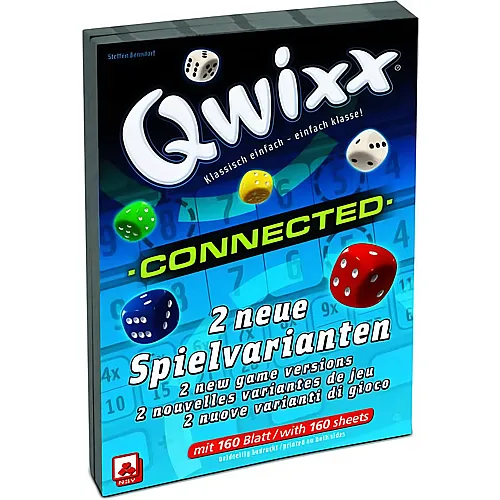 NSV Qwixx Connected XL- Zusatzbl�cke 2x80 Blatt (mult)
