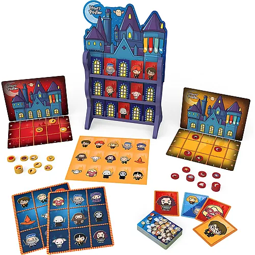 Spin Master Games Wizarding World, Harry Potter Spiele HQ Checkers Tic Tac Toe Memory Match Go Fish Bingo-Kartenspiele