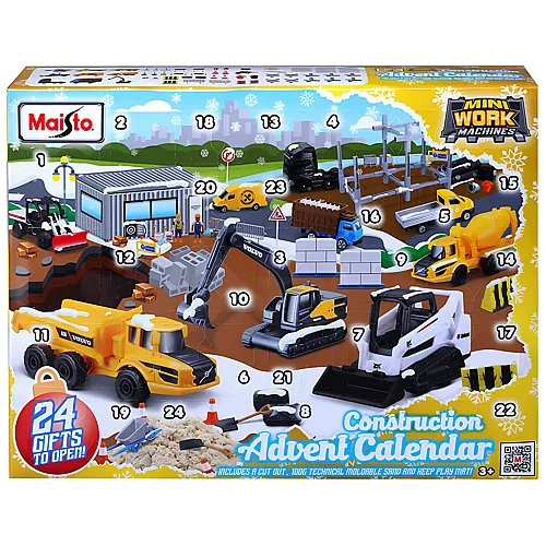 Maisto Adventskalender Mini Work Machines