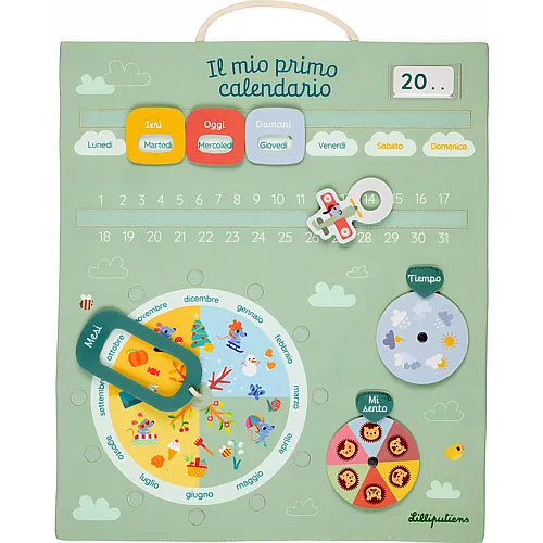 Lilliputiens Tag f�r Tag Il mio primo calendario (IT)
