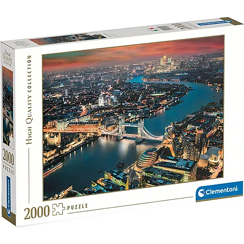 Clementoni Puzzle High Quality Collection London Aerial View (2000Teile)