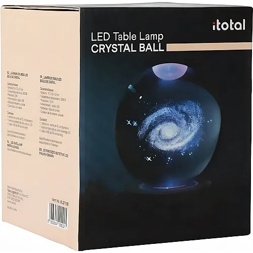 i-total Kristall Kugellampe Galaxie klein
