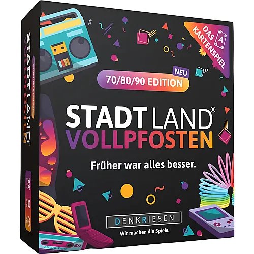 Kartenspiel 70/80/90 Edition - Fr�her war alles besser.
