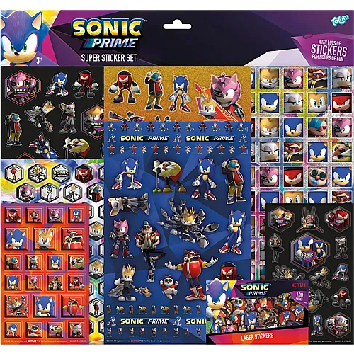 Totum Sonic Super Aufkleber-Set