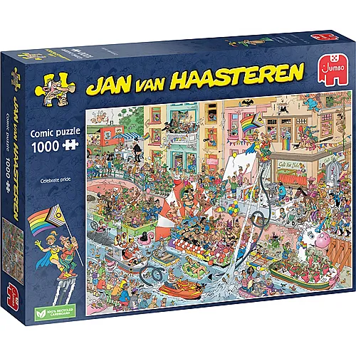 Jumbo Puzzle Celebrate Pride! Jan van Haasteren (1000Teile)
