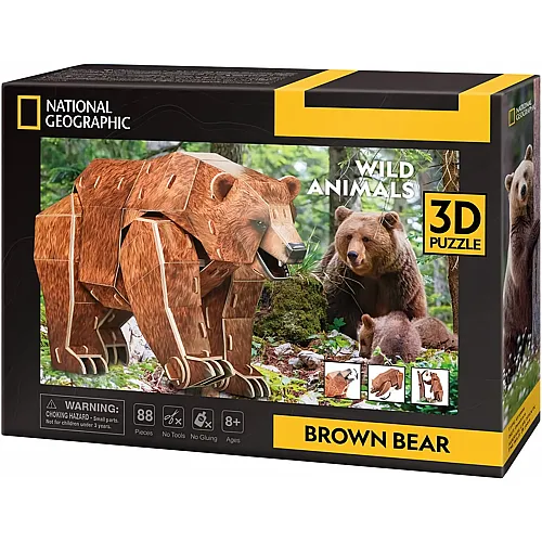 3D Braunb�r 88Teile