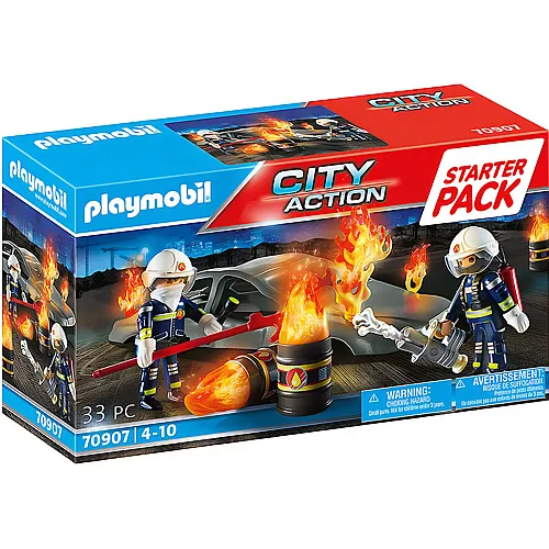 PLAYMOBIL City Action Starter Pack Feuerwehrbung (70907)