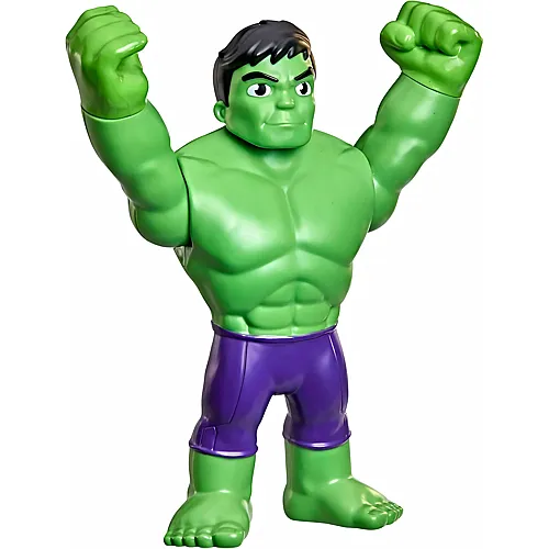 Hasbro Marvel Spidey and His Amazing Friends supergrosse 22,5 cm Hulk Action-Figur, Avengers Superhelden-Spielzeug f�r Vorschulkinder, ab 3 Jahren