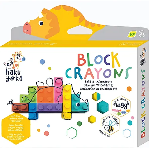 Block-Wachsmalkreiden Triceratops