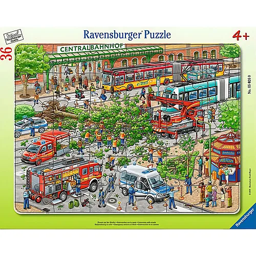 Ravensburger Puzzle Einsatz auf der Strasse (36Teile)