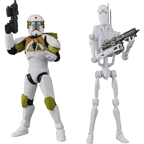Hasbro Star Wars The Black Series Klon Commander & B1 Kampfdroide - 15 cm