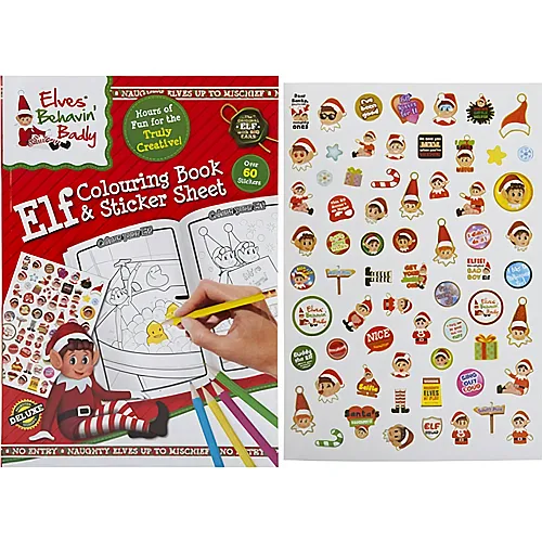 Sombo Elf Malbuch mit Sticker