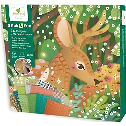 Sycomore Stick'n Fun PM Mosaiques Animaux Sauvages (fr-de-it)